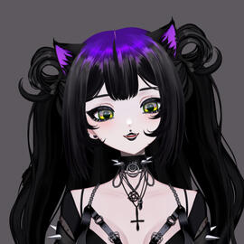 Misu Purple Neko Girl